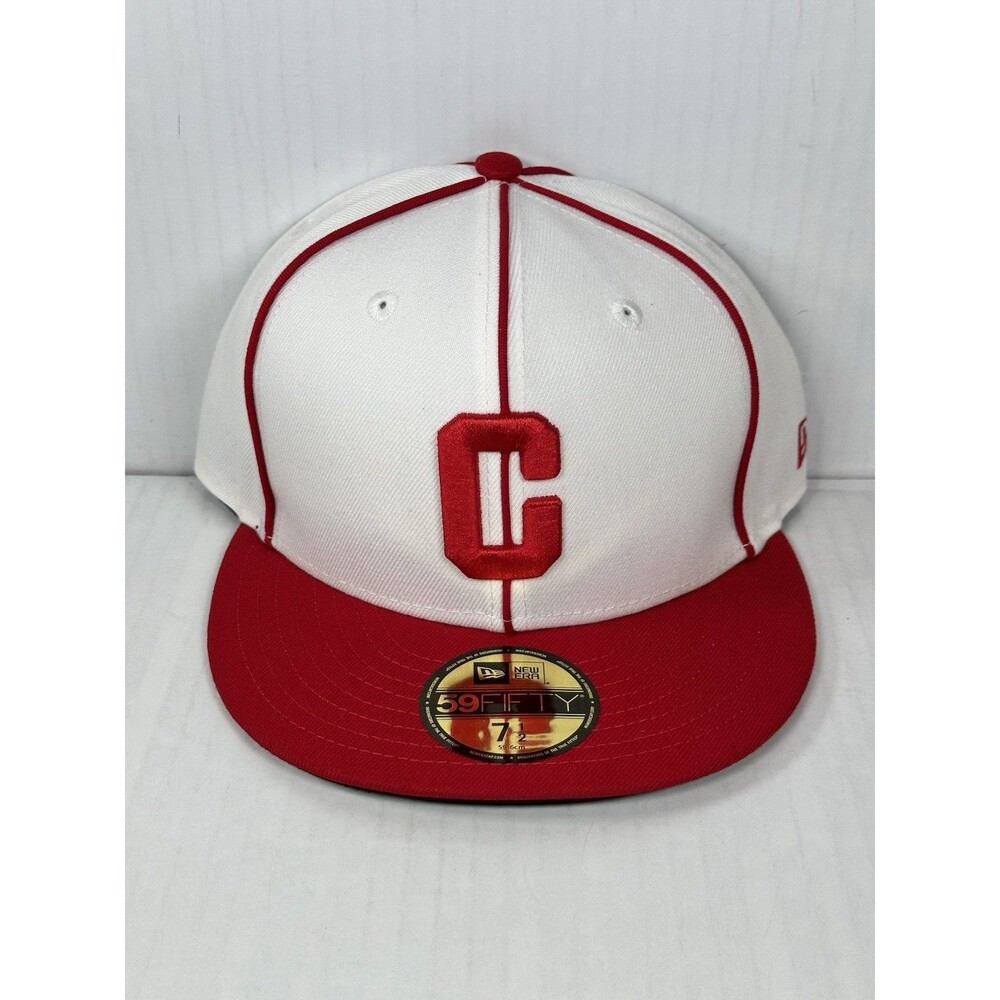 Size 7 1/2 New Era Pittsburgh Crawfords 59FIFTY Cooperstown Turn Back Clock Hat